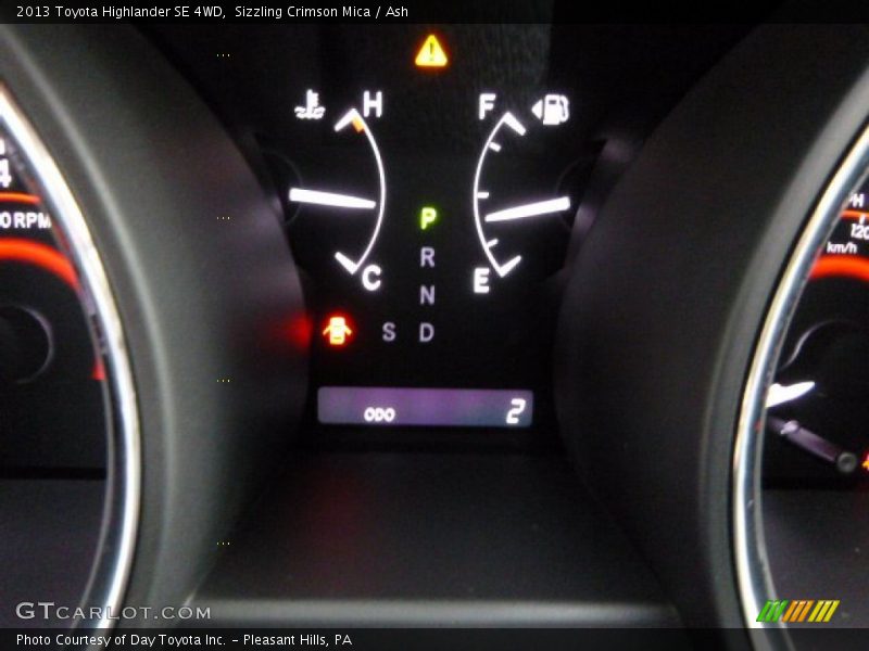 Sizzling Crimson Mica / Ash 2013 Toyota Highlander SE 4WD