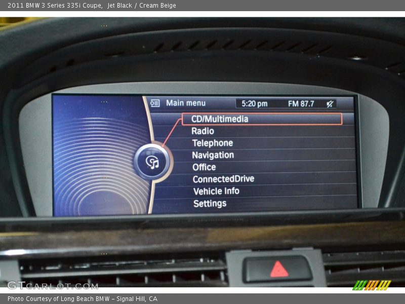 Jet Black / Cream Beige 2011 BMW 3 Series 335i Coupe