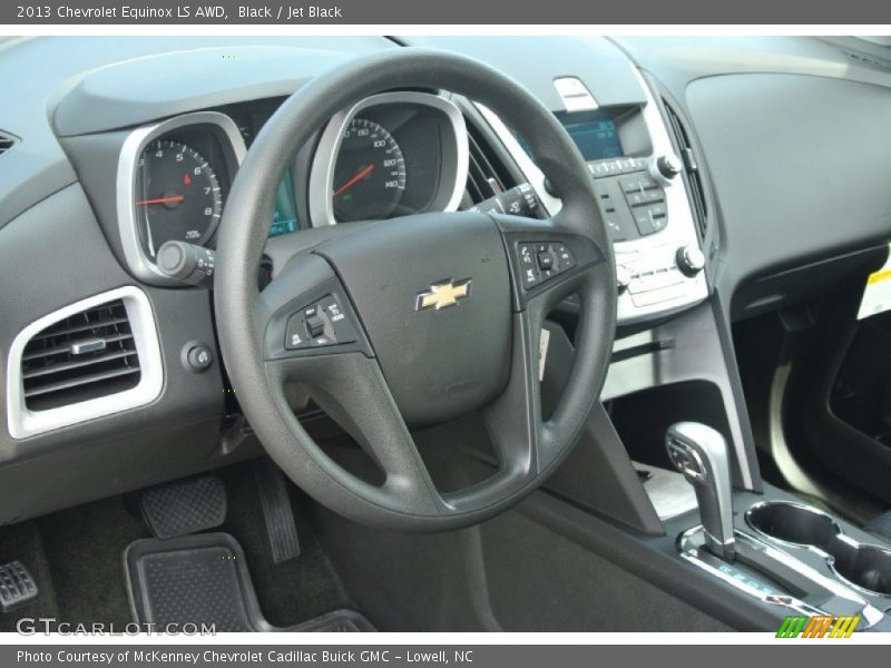 Black / Jet Black 2013 Chevrolet Equinox LS AWD