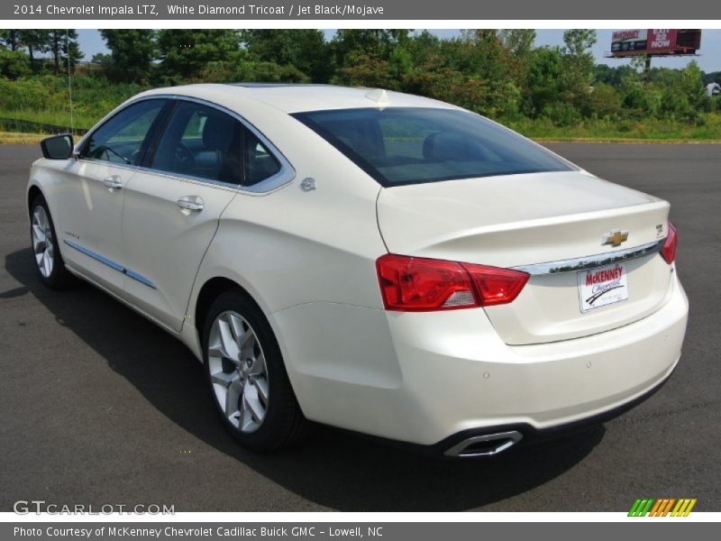 White Diamond Tricoat / Jet Black/Mojave 2014 Chevrolet Impala LTZ