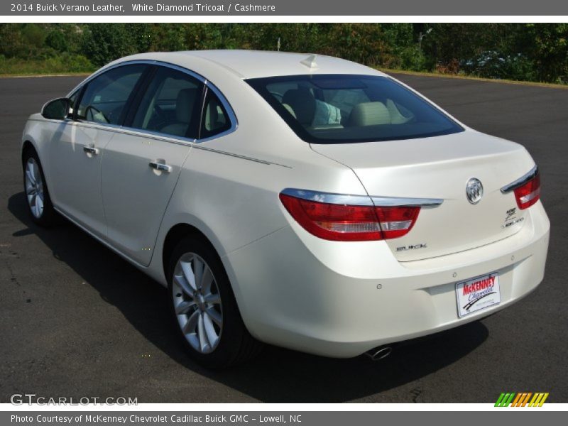 White Diamond Tricoat / Cashmere 2014 Buick Verano Leather