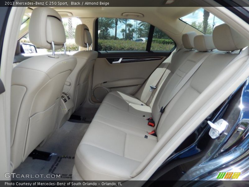 Black / Almond Beige 2013 Mercedes-Benz C 250 Sport