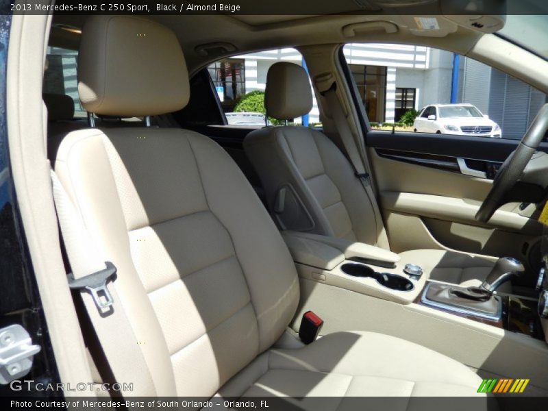 Black / Almond Beige 2013 Mercedes-Benz C 250 Sport