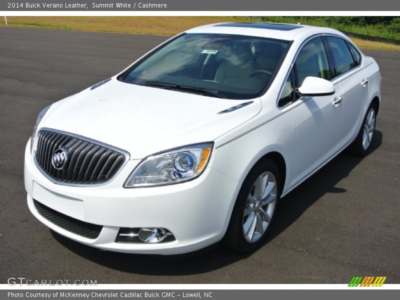 Summit White / Cashmere 2014 Buick Verano Leather