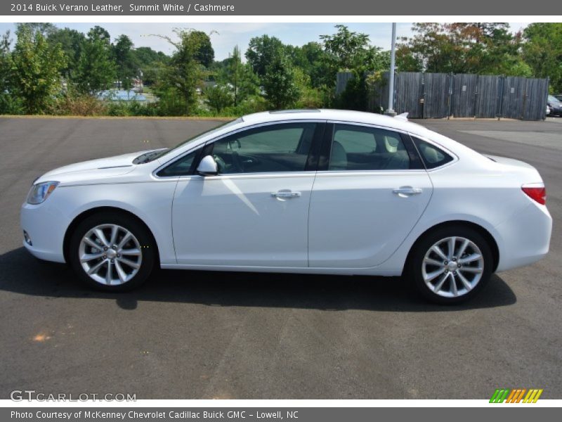 Summit White / Cashmere 2014 Buick Verano Leather