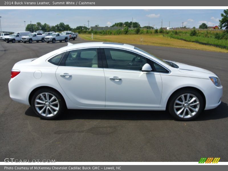 Summit White / Cashmere 2014 Buick Verano Leather