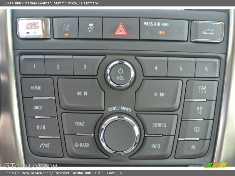 Controls of 2014 Verano Leather