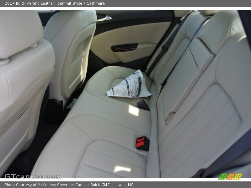 Rear Seat of 2014 Verano Leather