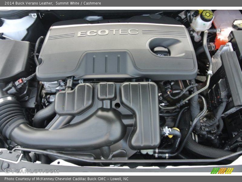  2014 Verano Leather Engine - 2.4 Liter DI DOHC 16-Valve VVT ECOTEC 4 Cylinder