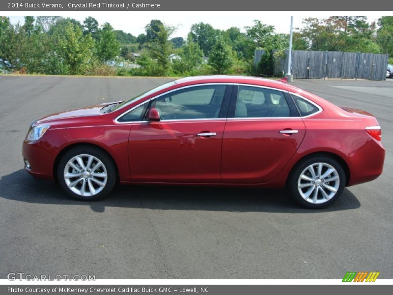 Crystal Red Tintcoat / Cashmere 2014 Buick Verano