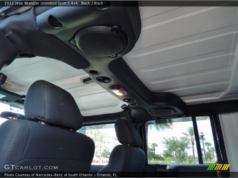 Black / Black 2012 Jeep Wrangler Unlimited Sport S 4x4