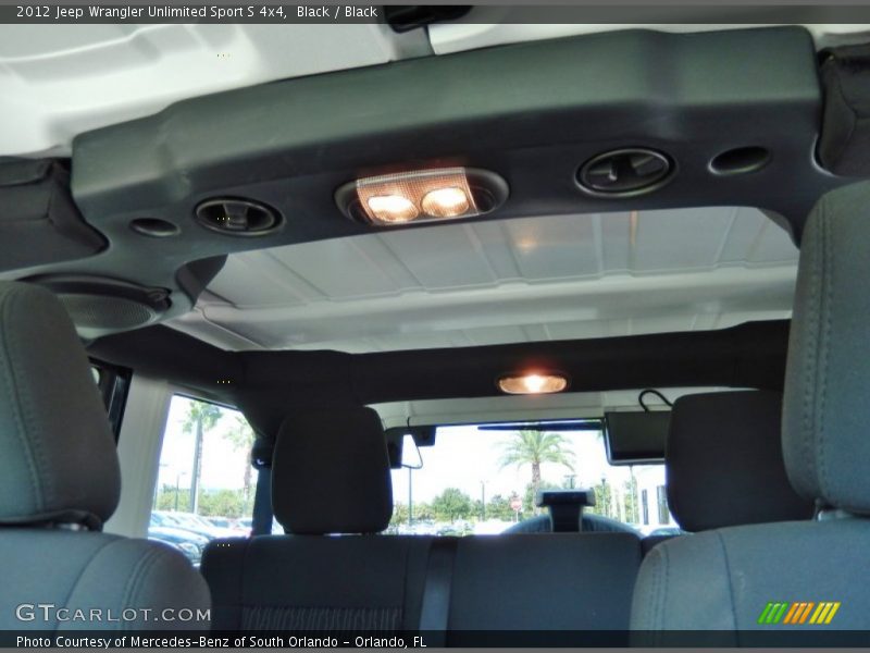 Black / Black 2012 Jeep Wrangler Unlimited Sport S 4x4