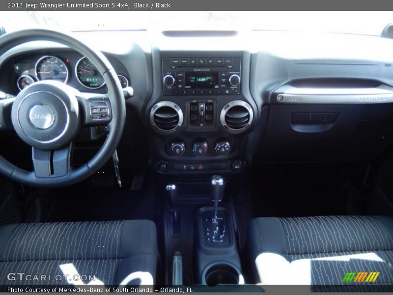 Black / Black 2012 Jeep Wrangler Unlimited Sport S 4x4