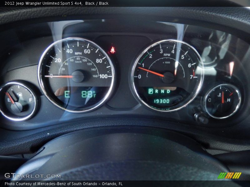 Black / Black 2012 Jeep Wrangler Unlimited Sport S 4x4
