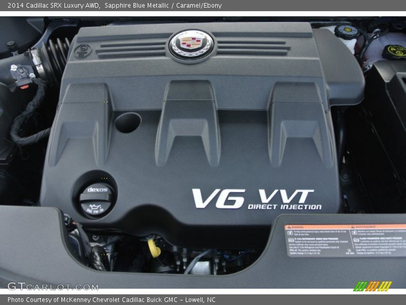 2014 SRX Luxury AWD Engine - 3.6 Liter SIDI DOHC 24-Valve VVT V6