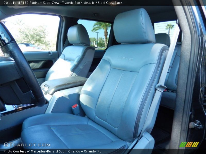 Front Seat of 2011 F150 Platinum SuperCrew