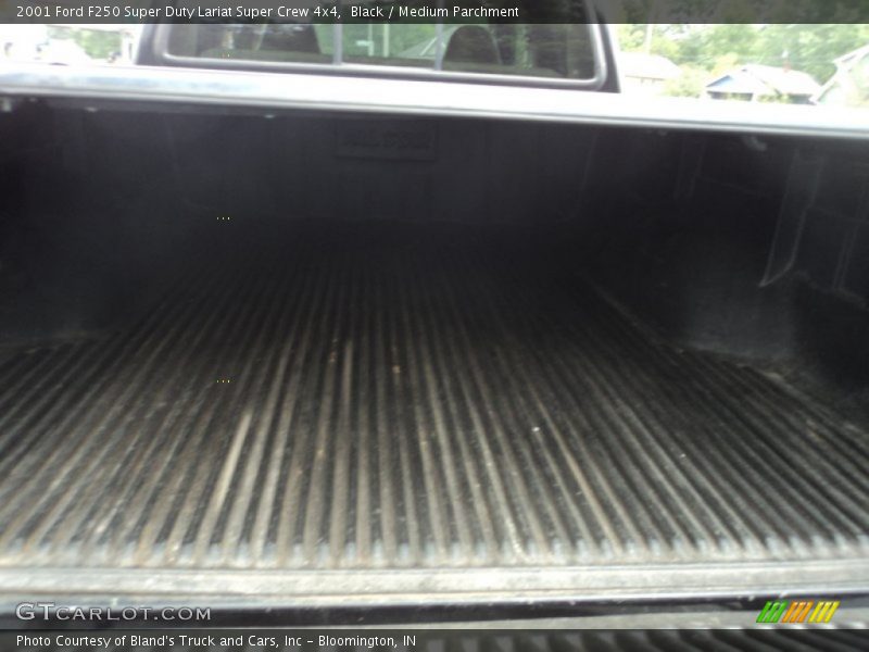 Black / Medium Parchment 2001 Ford F250 Super Duty Lariat Super Crew 4x4