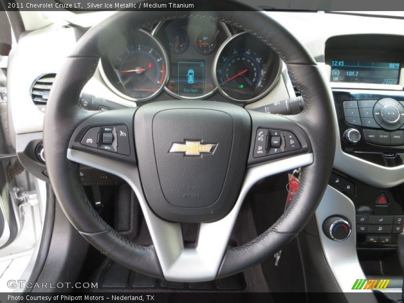 Silver Ice Metallic / Medium Titanium 2011 Chevrolet Cruze LT