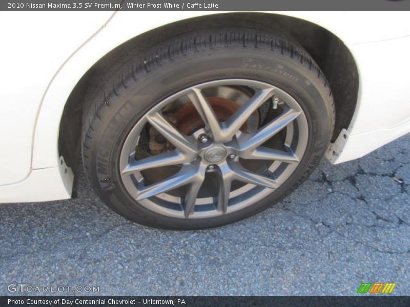 Winter Frost White / Caffe Latte 2010 Nissan Maxima 3.5 SV Premium