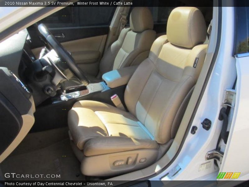 Winter Frost White / Caffe Latte 2010 Nissan Maxima 3.5 SV Premium