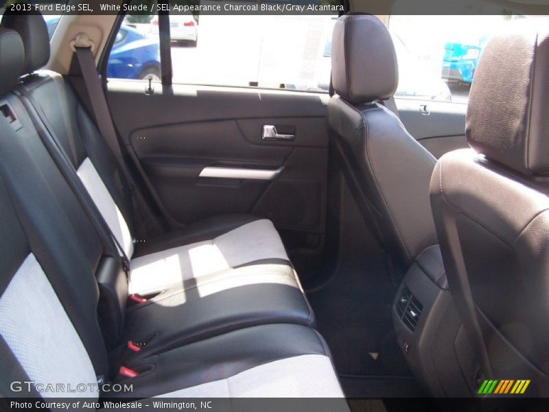 White Suede / SEL Appearance Charcoal Black/Gray Alcantara 2013 Ford Edge SEL