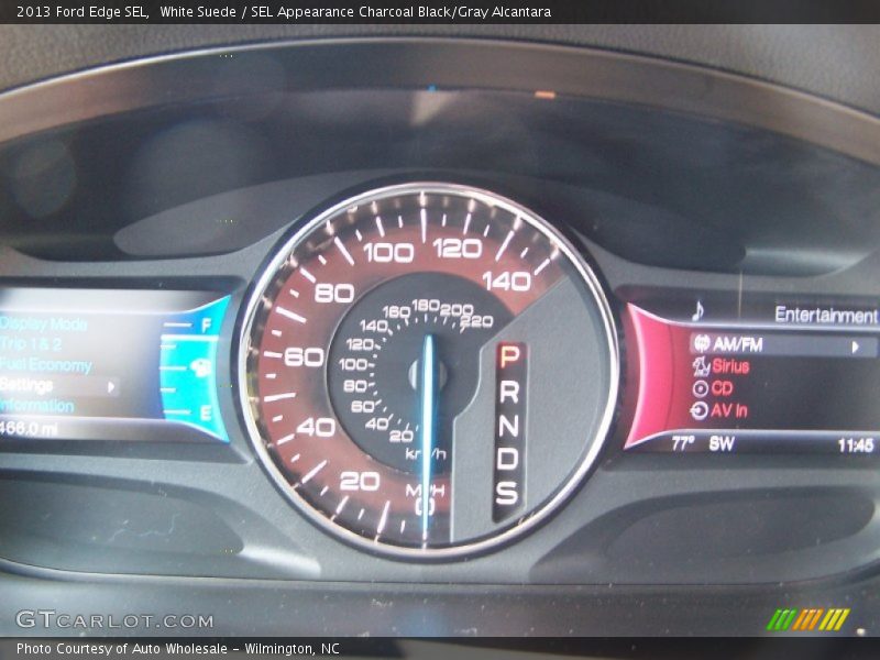 White Suede / SEL Appearance Charcoal Black/Gray Alcantara 2013 Ford Edge SEL