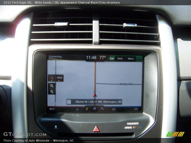 White Suede / SEL Appearance Charcoal Black/Gray Alcantara 2013 Ford Edge SEL