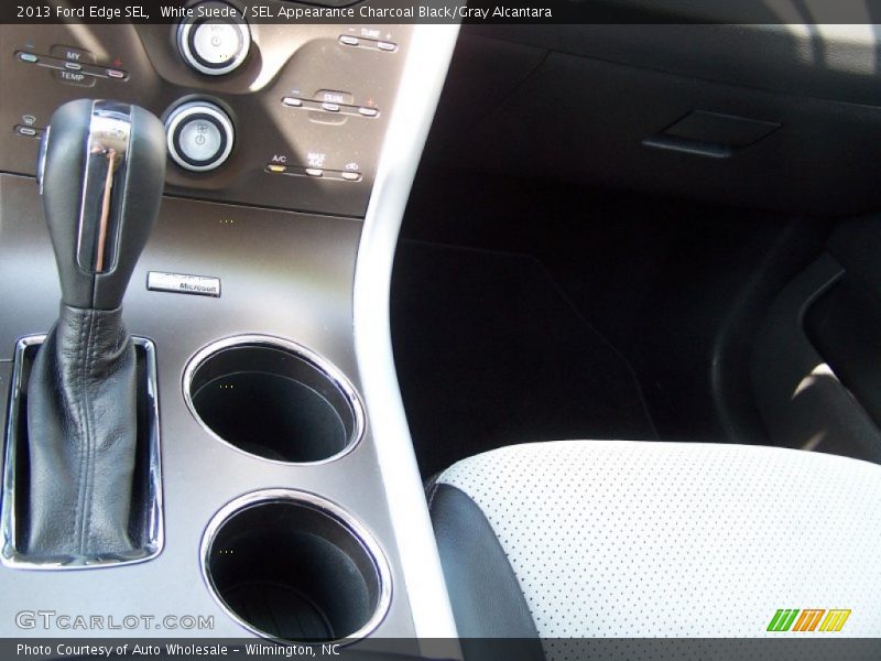 White Suede / SEL Appearance Charcoal Black/Gray Alcantara 2013 Ford Edge SEL