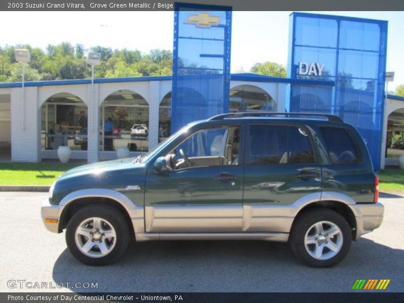 Grove Green Metallic / Beige 2003 Suzuki Grand Vitara