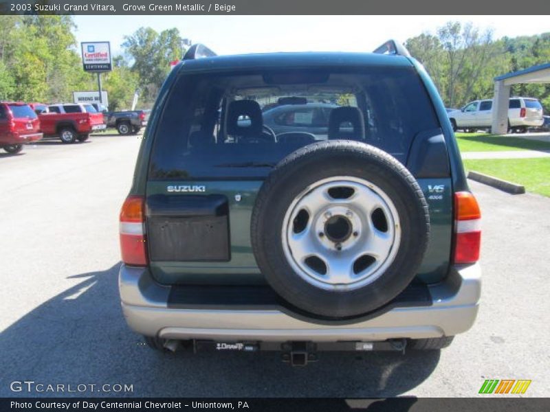 Grove Green Metallic / Beige 2003 Suzuki Grand Vitara