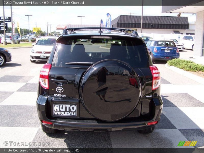 Black / Dark Charcoal 2012 Toyota RAV4 Sport 4WD