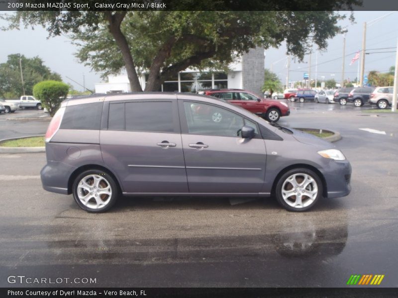 Galaxy Gray Mica / Black 2009 Mazda MAZDA5 Sport