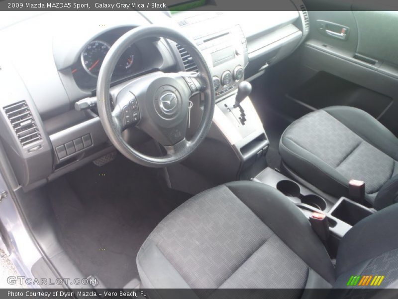 Galaxy Gray Mica / Black 2009 Mazda MAZDA5 Sport