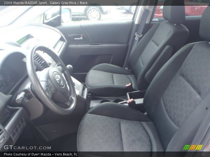 Galaxy Gray Mica / Black 2009 Mazda MAZDA5 Sport