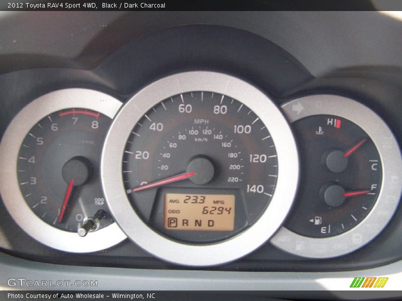 Black / Dark Charcoal 2012 Toyota RAV4 Sport 4WD