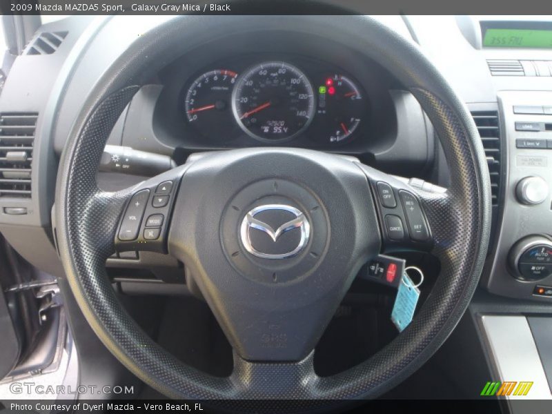 Galaxy Gray Mica / Black 2009 Mazda MAZDA5 Sport