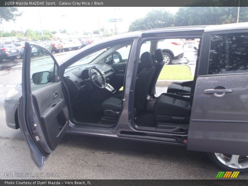 Galaxy Gray Mica / Black 2009 Mazda MAZDA5 Sport