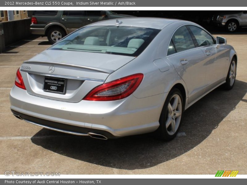 Iridium Silver Metallic / Ash/Black 2012 Mercedes-Benz CLS 550 Coupe