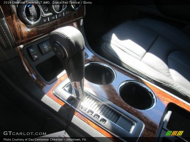 Crystal Red Tintcoat / Ebony 2014 Chevrolet Traverse LT AWD