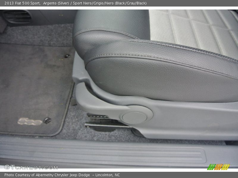 Argento (Silver) / Sport Nero/Grigio/Nero (Black/Gray/Black) 2013 Fiat 500 Sport