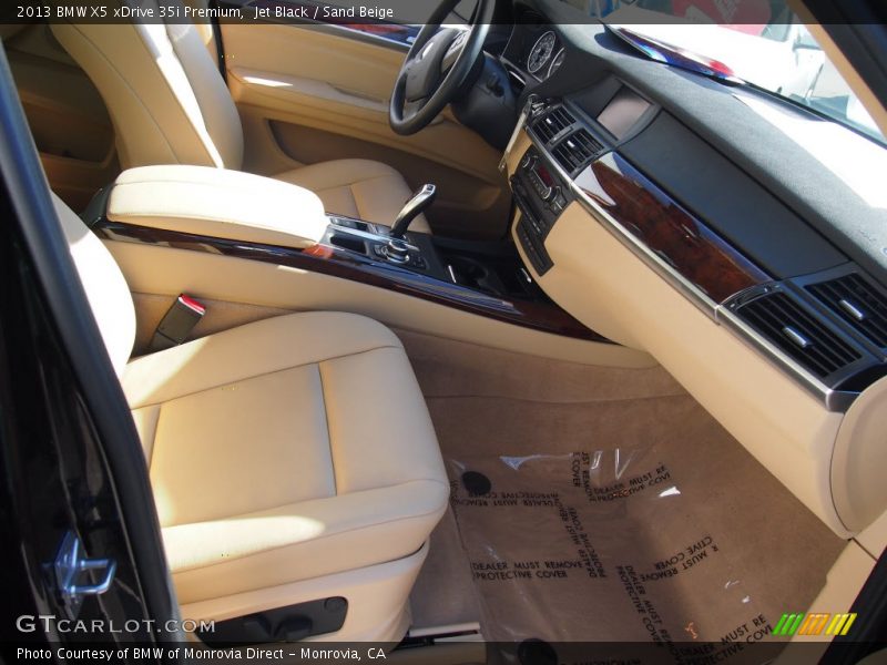 Jet Black / Sand Beige 2013 BMW X5 xDrive 35i Premium