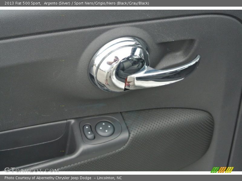 Argento (Silver) / Sport Nero/Grigio/Nero (Black/Gray/Black) 2013 Fiat 500 Sport