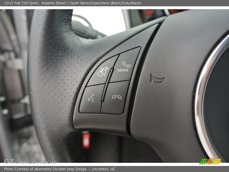 Argento (Silver) / Sport Nero/Grigio/Nero (Black/Gray/Black) 2013 Fiat 500 Sport