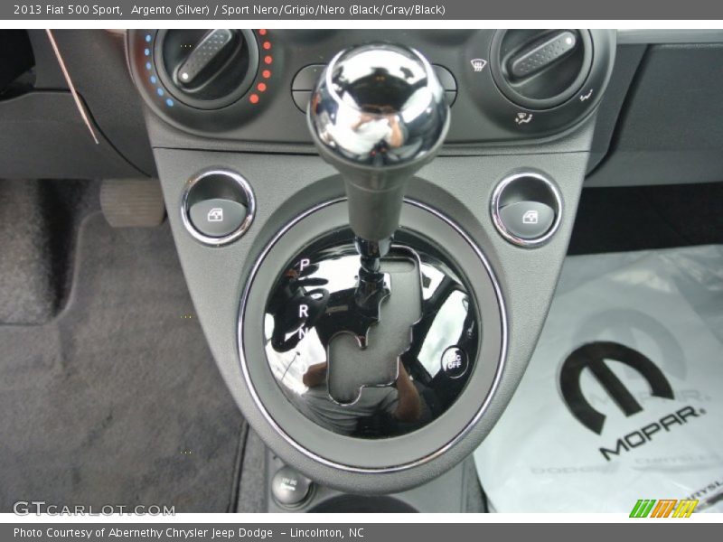 Argento (Silver) / Sport Nero/Grigio/Nero (Black/Gray/Black) 2013 Fiat 500 Sport