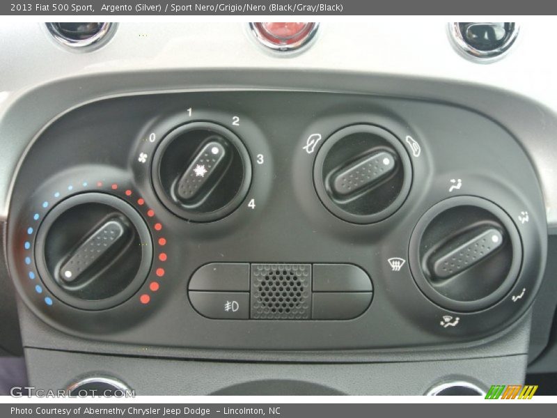 Argento (Silver) / Sport Nero/Grigio/Nero (Black/Gray/Black) 2013 Fiat 500 Sport