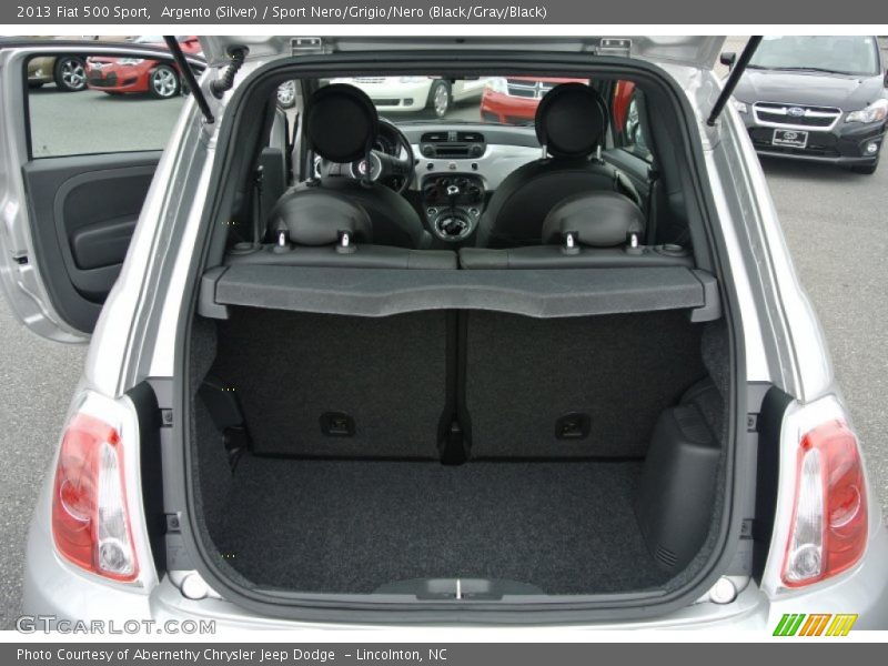 Argento (Silver) / Sport Nero/Grigio/Nero (Black/Gray/Black) 2013 Fiat 500 Sport