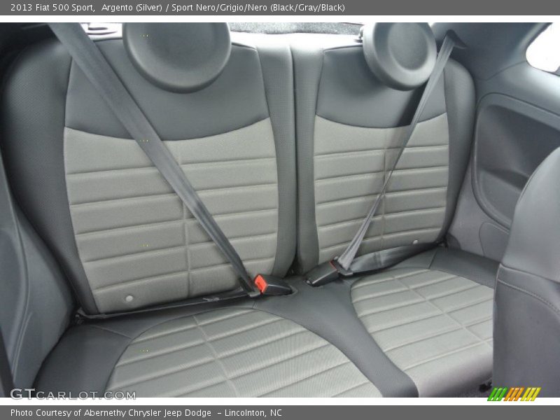 Argento (Silver) / Sport Nero/Grigio/Nero (Black/Gray/Black) 2013 Fiat 500 Sport