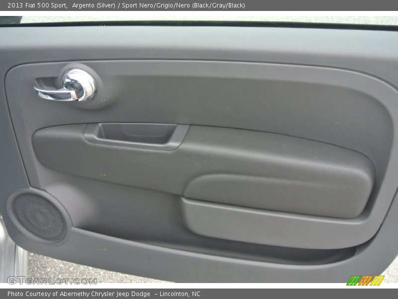 Argento (Silver) / Sport Nero/Grigio/Nero (Black/Gray/Black) 2013 Fiat 500 Sport