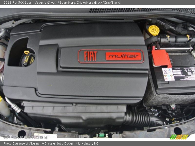 Argento (Silver) / Sport Nero/Grigio/Nero (Black/Gray/Black) 2013 Fiat 500 Sport