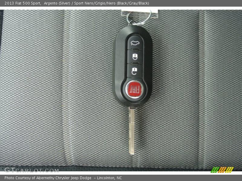 Argento (Silver) / Sport Nero/Grigio/Nero (Black/Gray/Black) 2013 Fiat 500 Sport